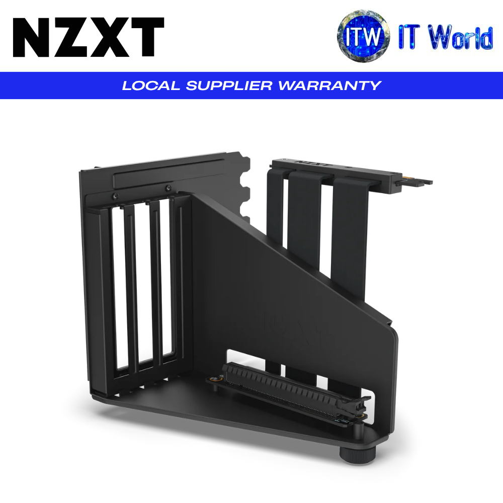 NZXT PCIe Gen 4 Vertical GPU Mount Kit Riser Cable (White | Black) | itw