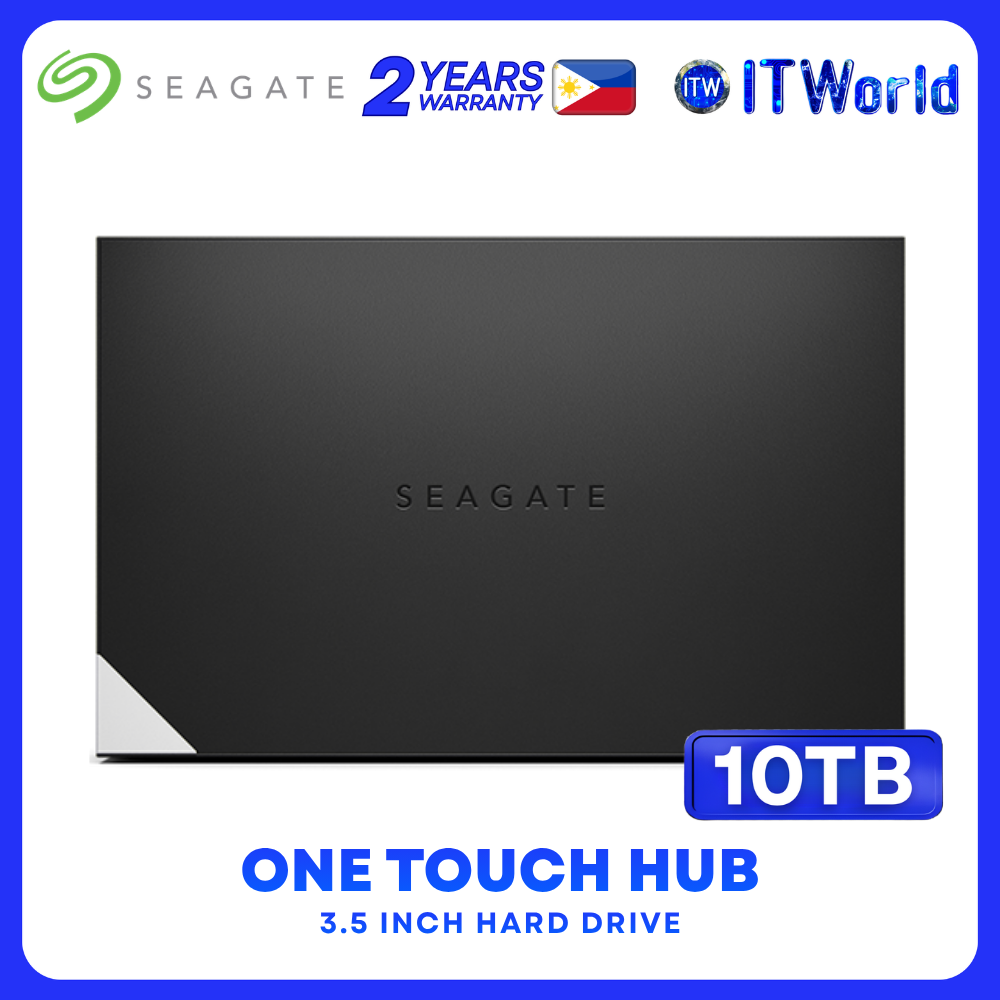 Seagate One Touch Hub 10TB USB-C / USB 3.0 External Hard Drive Mac STLC10000400