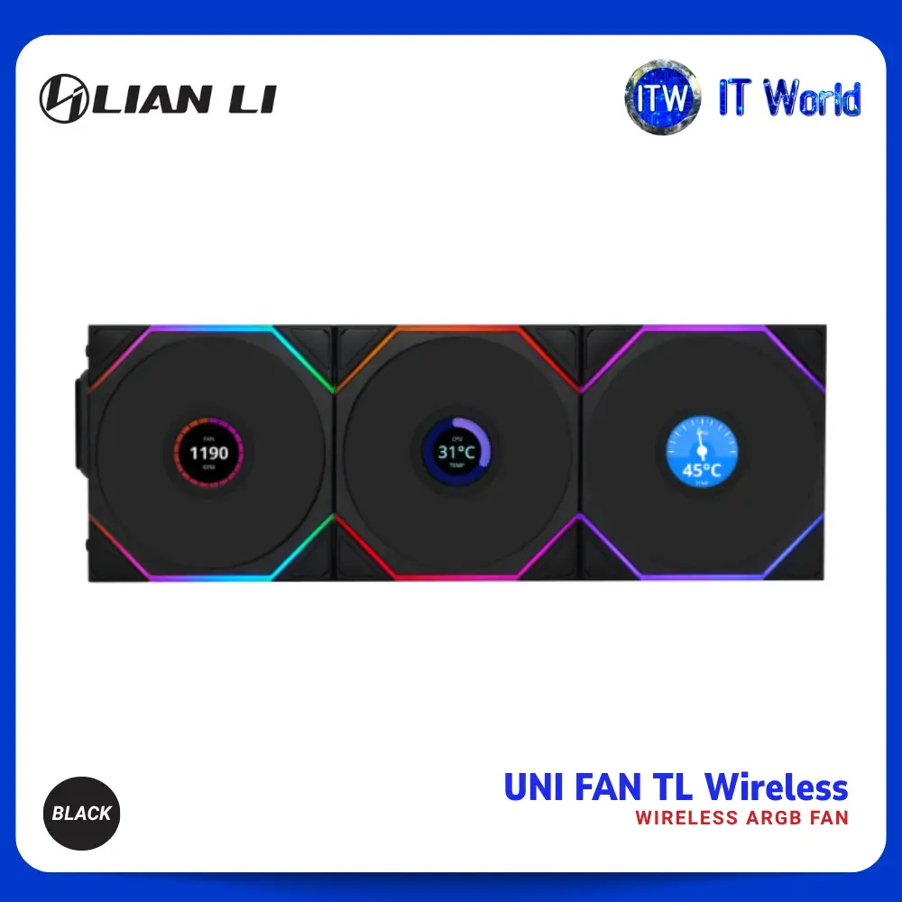 Lian Li - UNI FAN TL Wireless - 120mm RGB Fan 3-Pack | itw