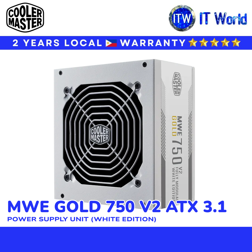 Cooler Master MWE 750 Gold V2 Fully Modular 80+ Gold Power Supply 750W PSU | itw