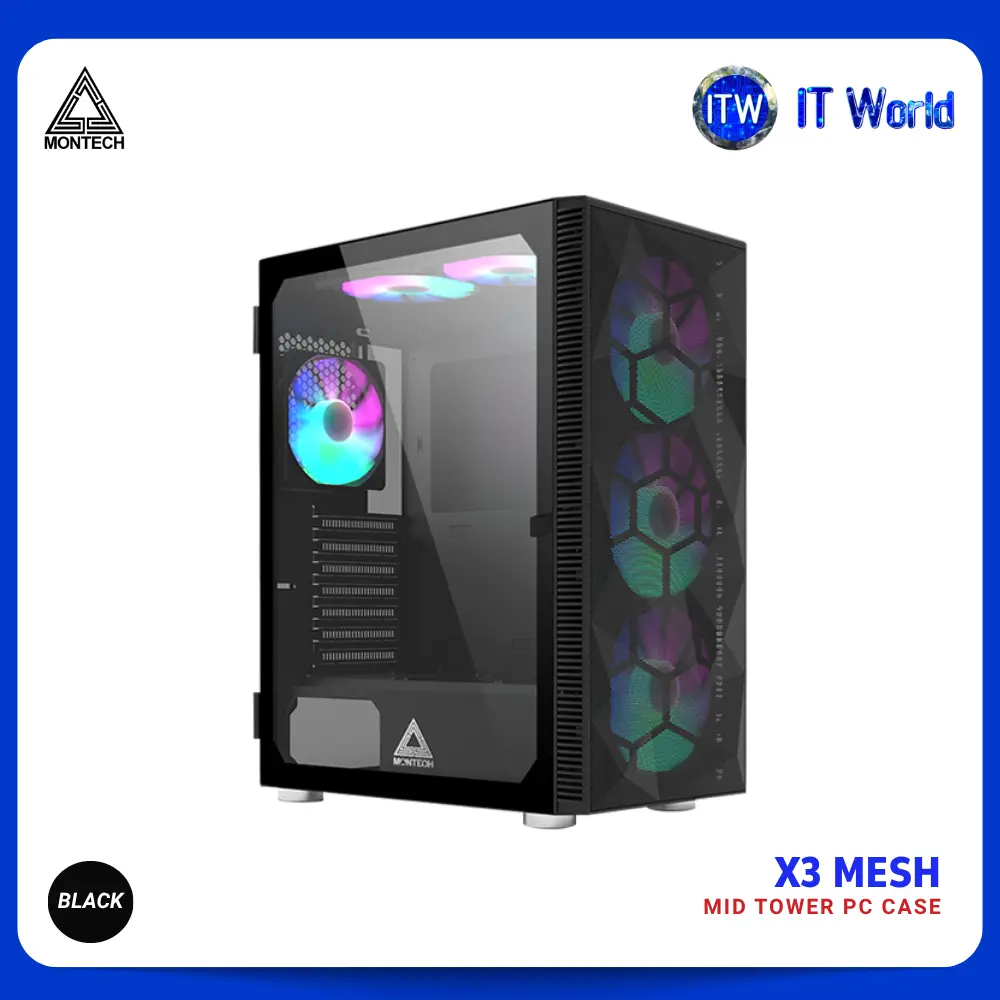 Montech - X3 Mesh - ATX Mid-Tower Case RGB | itw