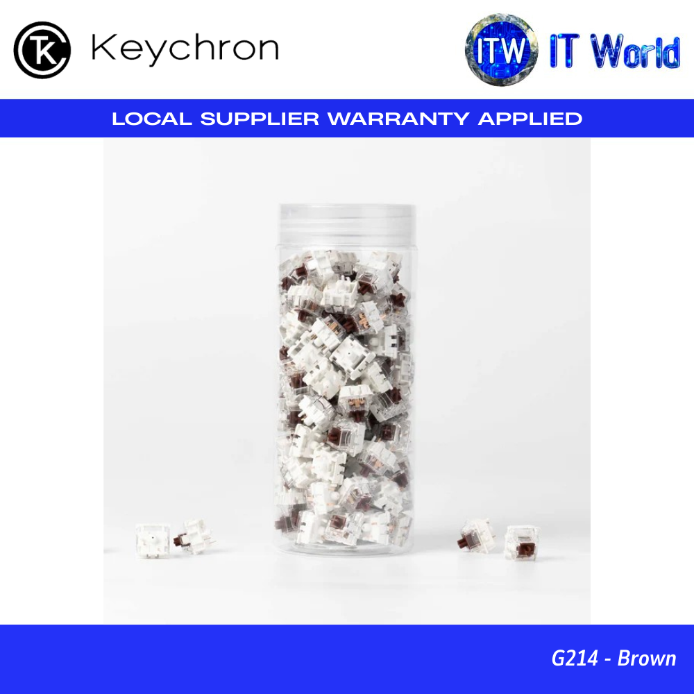 Keychron Super Switch 110 Switches (Red | Brown | Banana) (G213 | G214 | G215) | itw