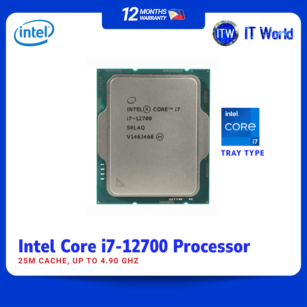 Intel - Core i7-12700 - Desktop Processor - 12 Cores 20 Threads up to 4.9GHz | itw