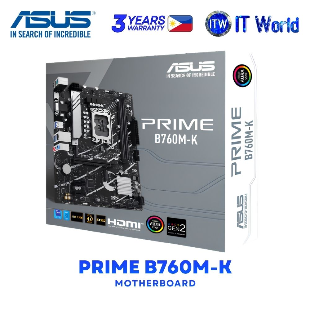 ASUS Prime B760M-K micro-ATX LGA1700 Intel B760 Chipset Motherboard