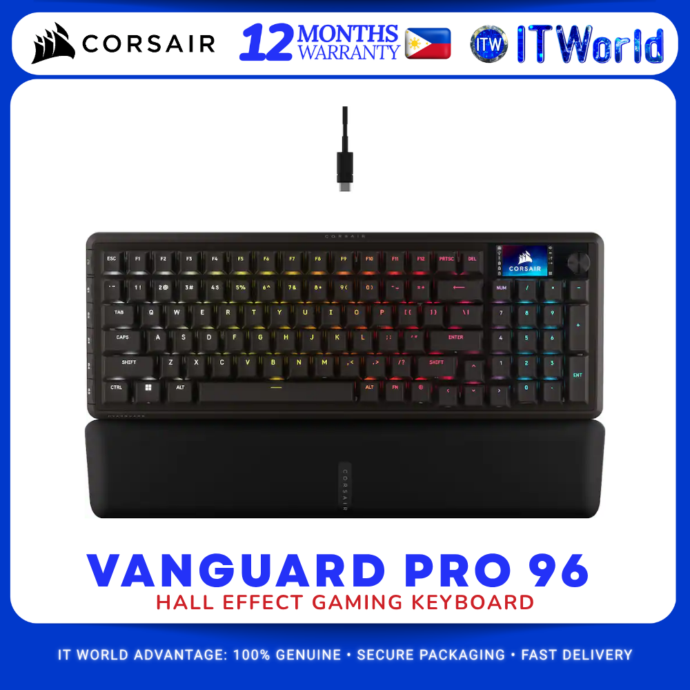 Corsair Vanguard Pro 96 Hall Effect MGX Hyperdrive Wired Gaming Keyboard PC, Mac, Xbox itw 10E17