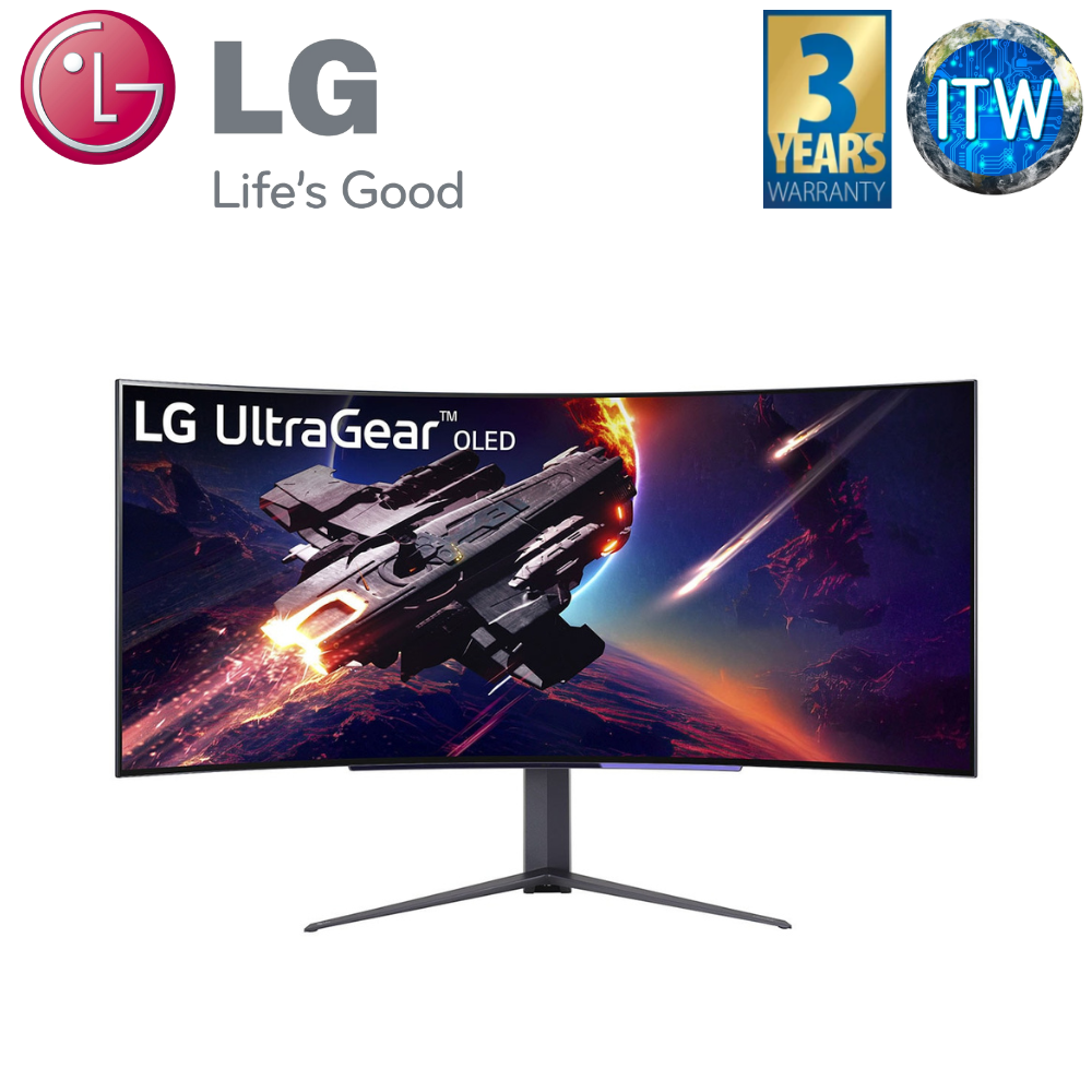 LG Ultragear 45&quot; WQHD (3440x1440), 240Hz, 0.03ms OLED Curved Gaming Monitor (45GR95QE-B)