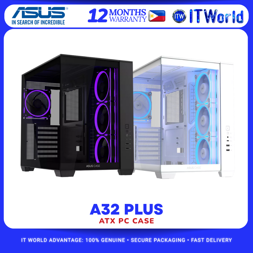 ASUS A32 PLUS ATX PC Case Dual Chamber 360mm Support  itw