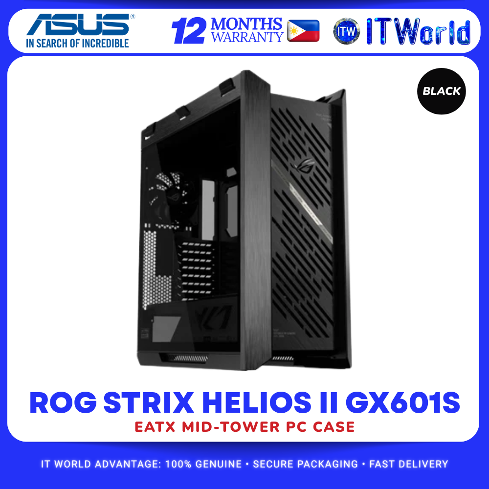 ASUS ROG Strix Helios II GX601S EATX Mid-Tower PC Gaming Case