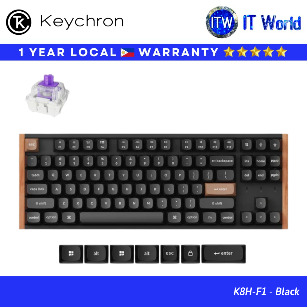 Keychron K8 HE Wireless Magnetic Switch Custom Keyboard Special Edition (Black | White) | itw