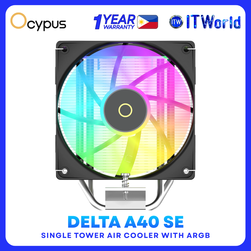 Ocypus Delta A40 SE ARGB 4 Heatpipe Single Tower Air CPU Cooler
