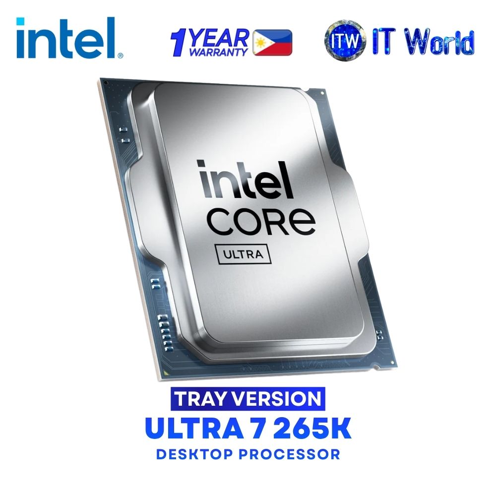 Intel Core Ultra 7 265K Socket LGA1851 Desktop Processor without Cooler - Tray Type