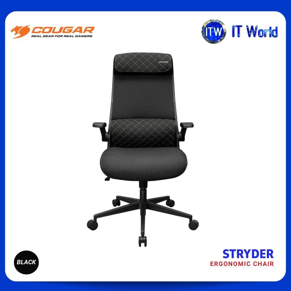 Cougar STRYDER Ergonomic Chair Defensor S Adjustable Design (Black | Gray | White)
