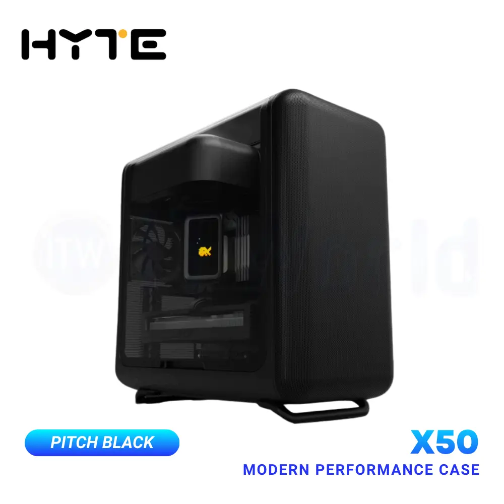 Hyte X50 – ATX Mid-Tower Case Acoustic Glass / Multi-Color Series itw