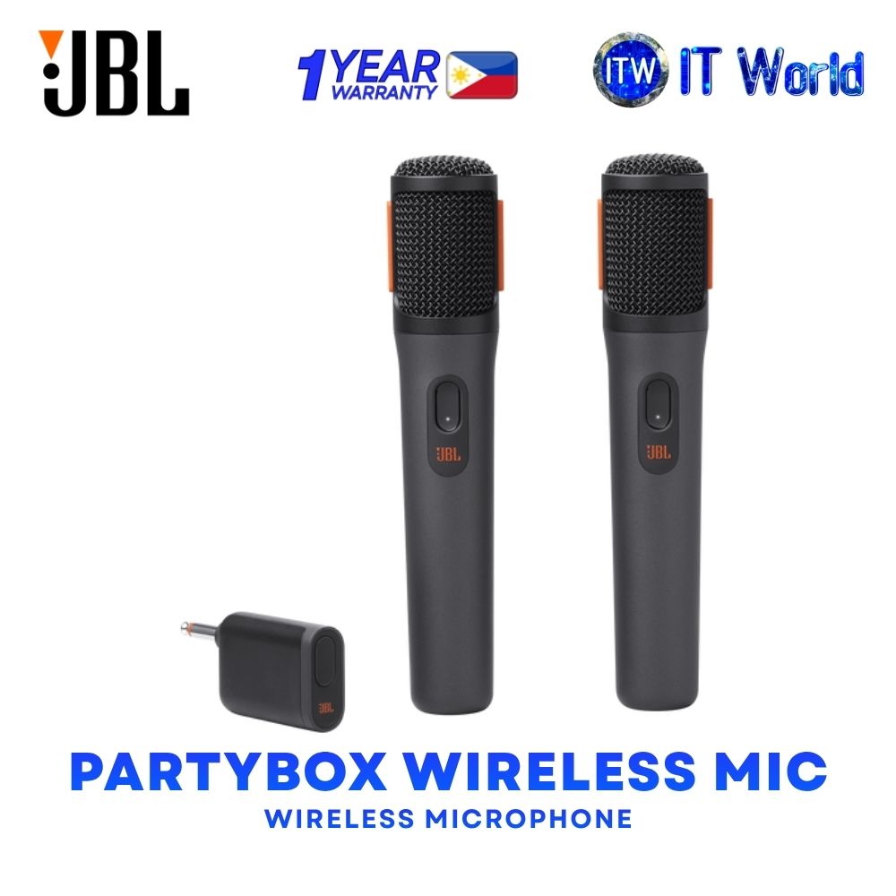 JBL Harman Partybox Wireless Microphone Dual-Channel Microphone System