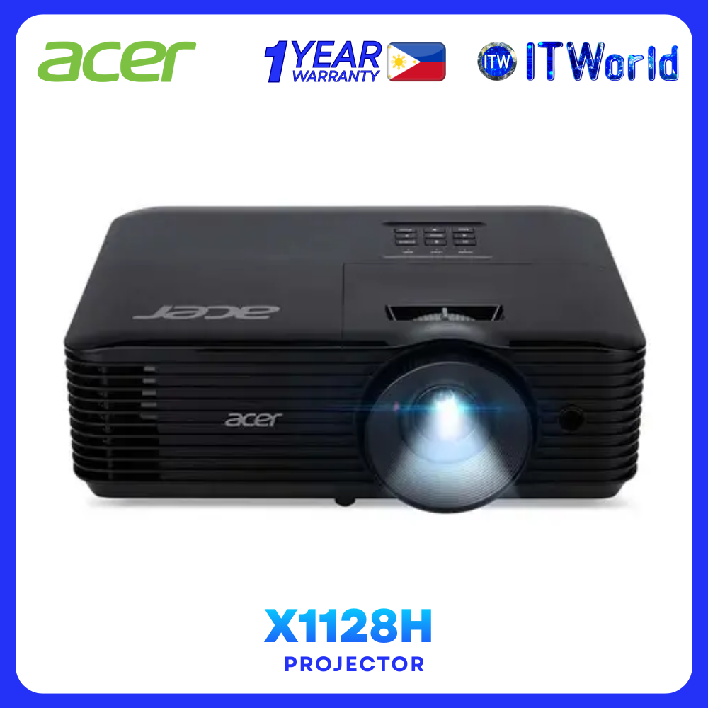 Acer X1128H DLP Projector SVGA 4800 ANSI Lumens 3D Ready MR.JTG11.007 itw