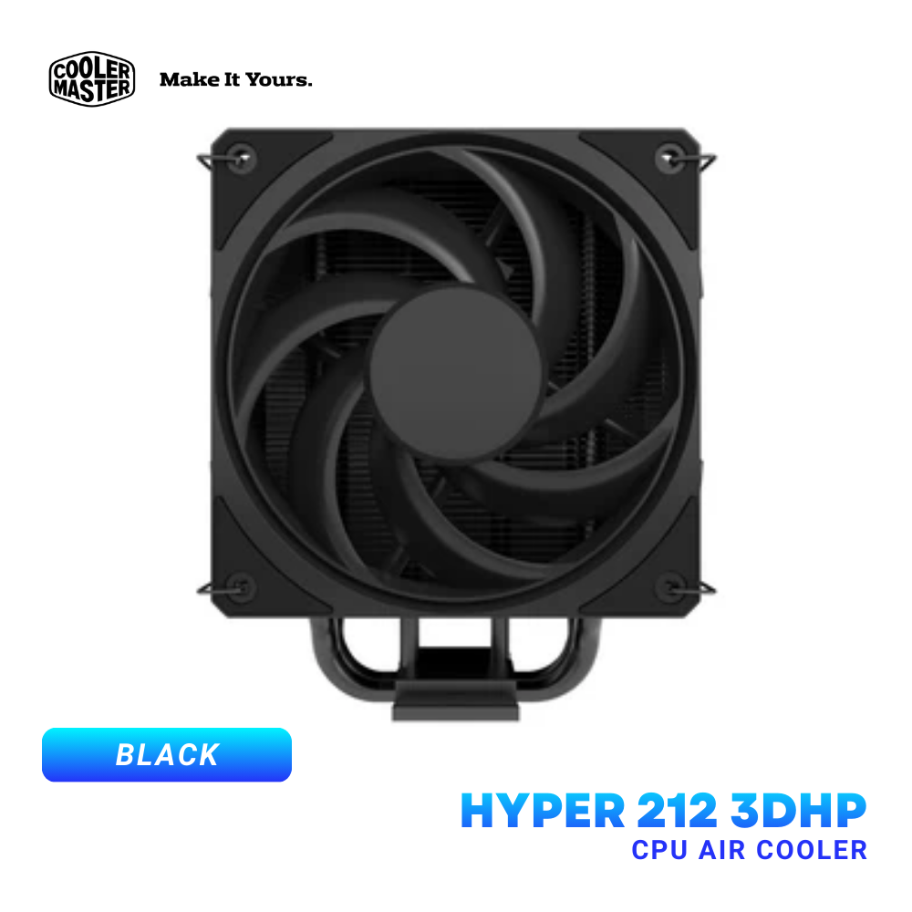 Cooler Master Hyper 212 3DHP Black and Black ARGB CPU Air Cooler for Intel & AMD Desktop itw