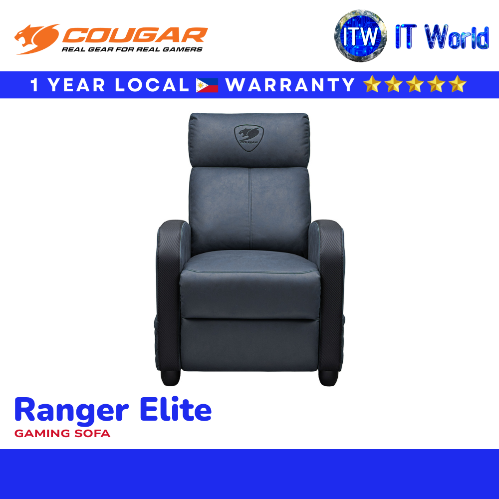 Cougar Ranger Elite Gaming Sofa Adjustable Design (CHR-CGR-RANGER-ELITE-NAVY BLUE) | itw