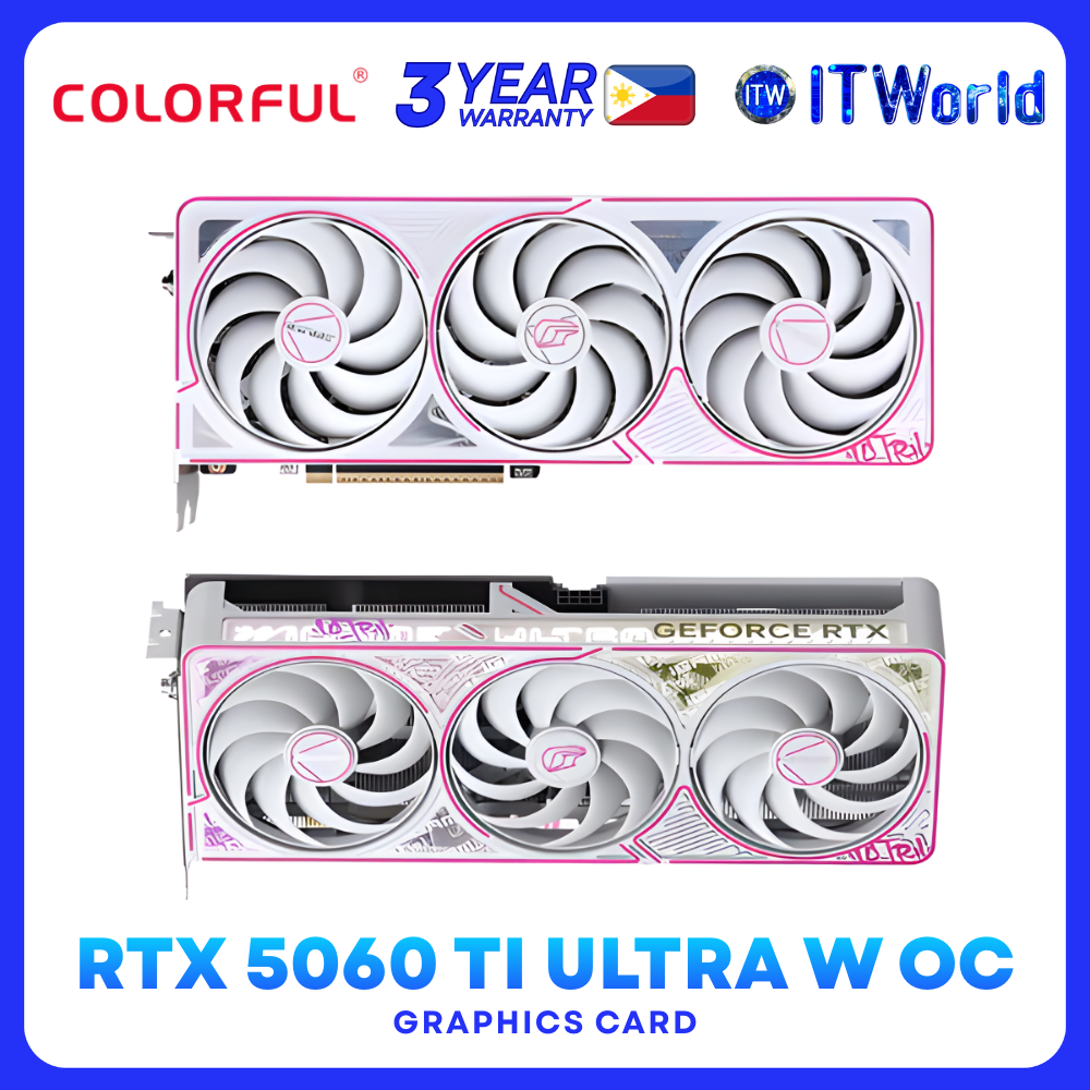 Colorful iGame GeForce RTX 5060 Ti Ultra W OC - 16GB GDDR7 - Desktop Graphics Card