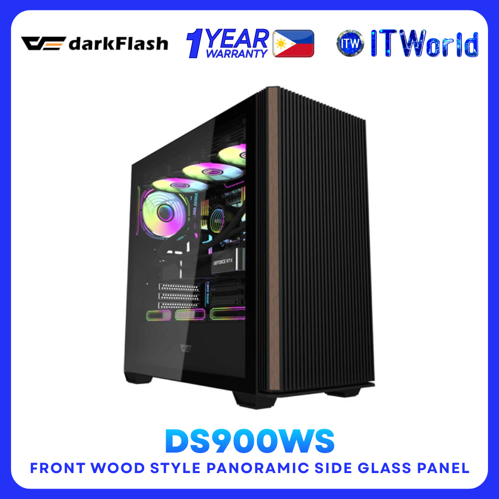 DarkFlash DS900WS – ATX Wood Style PC Case itw