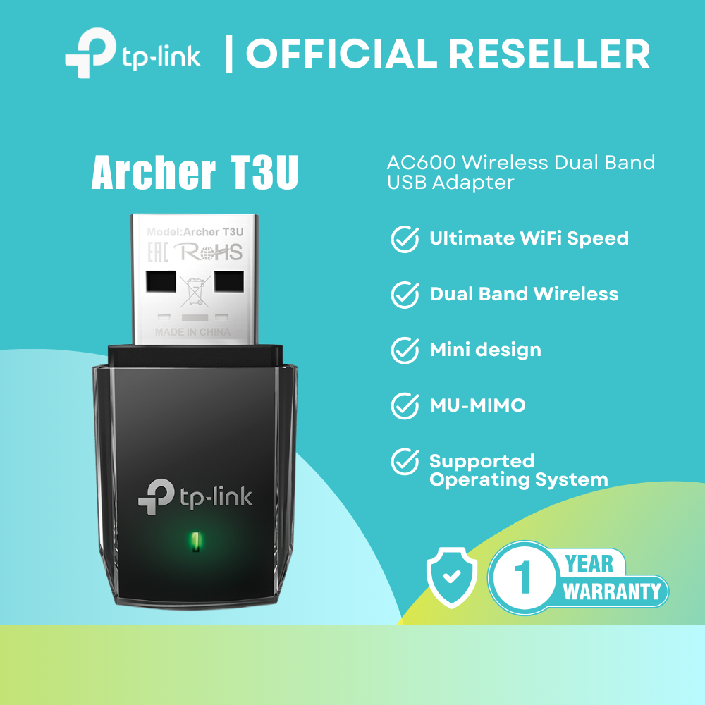 TP-Link Archer T3U – AC1300 Wi-Fi 5 – Mini USB wireless adapter itw