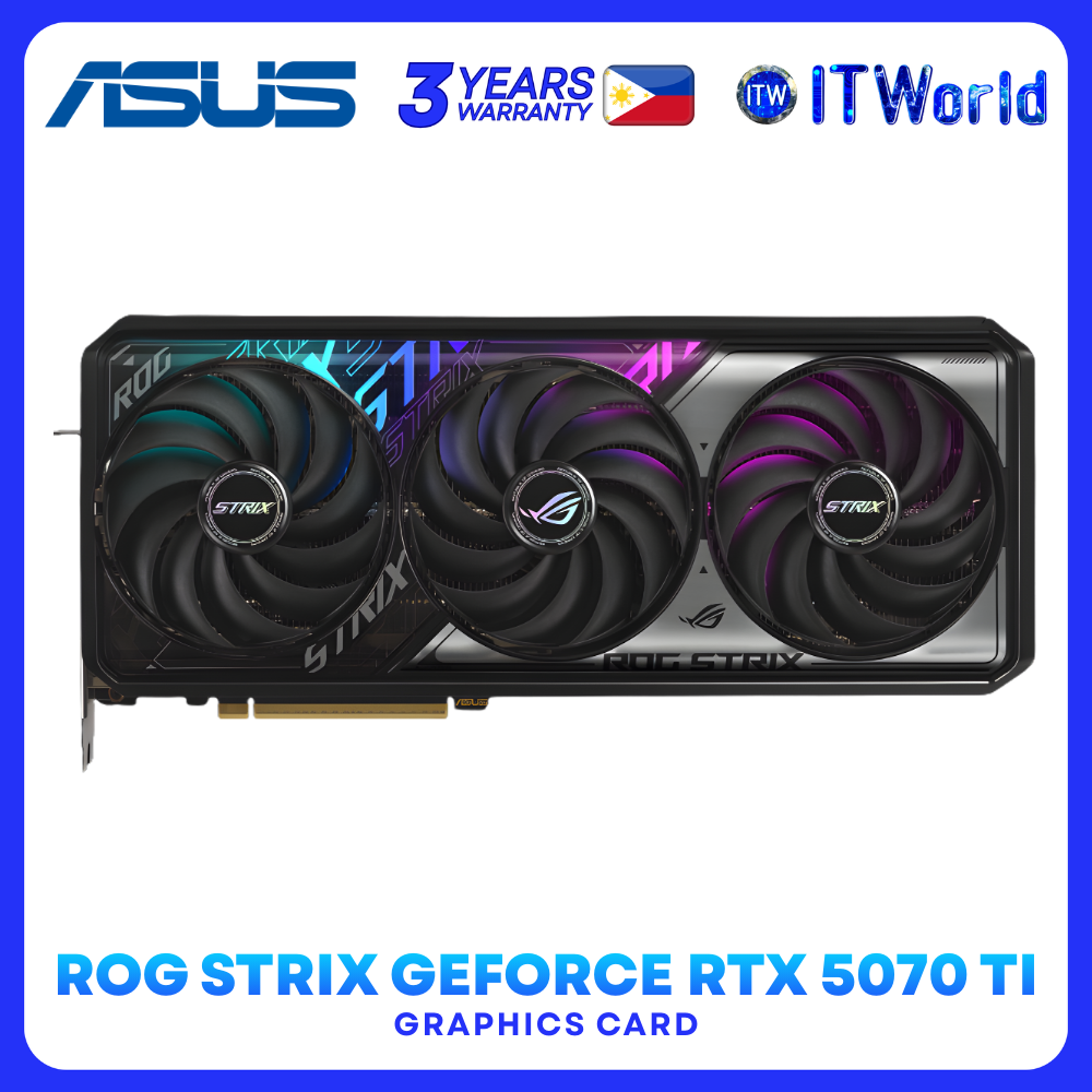 ASUS ROG Strix RTX 5070 Ti  – 16GB GDDR7 OC Gaming Graphics Card ROG-STRIX-RTX5070TI-O16G-GAMING