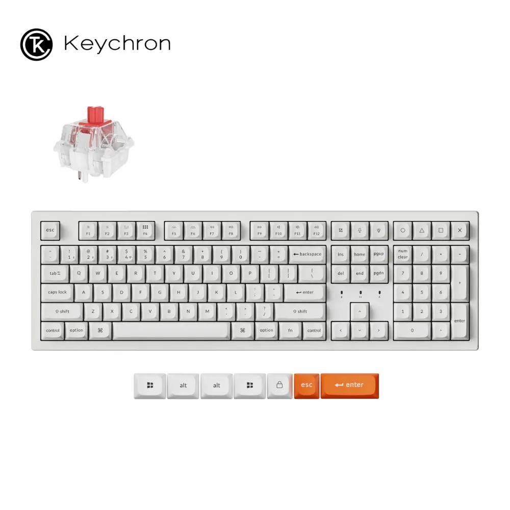 Keychron K10 Max Series – 100% QMK Wireless Mechanical Keyboard