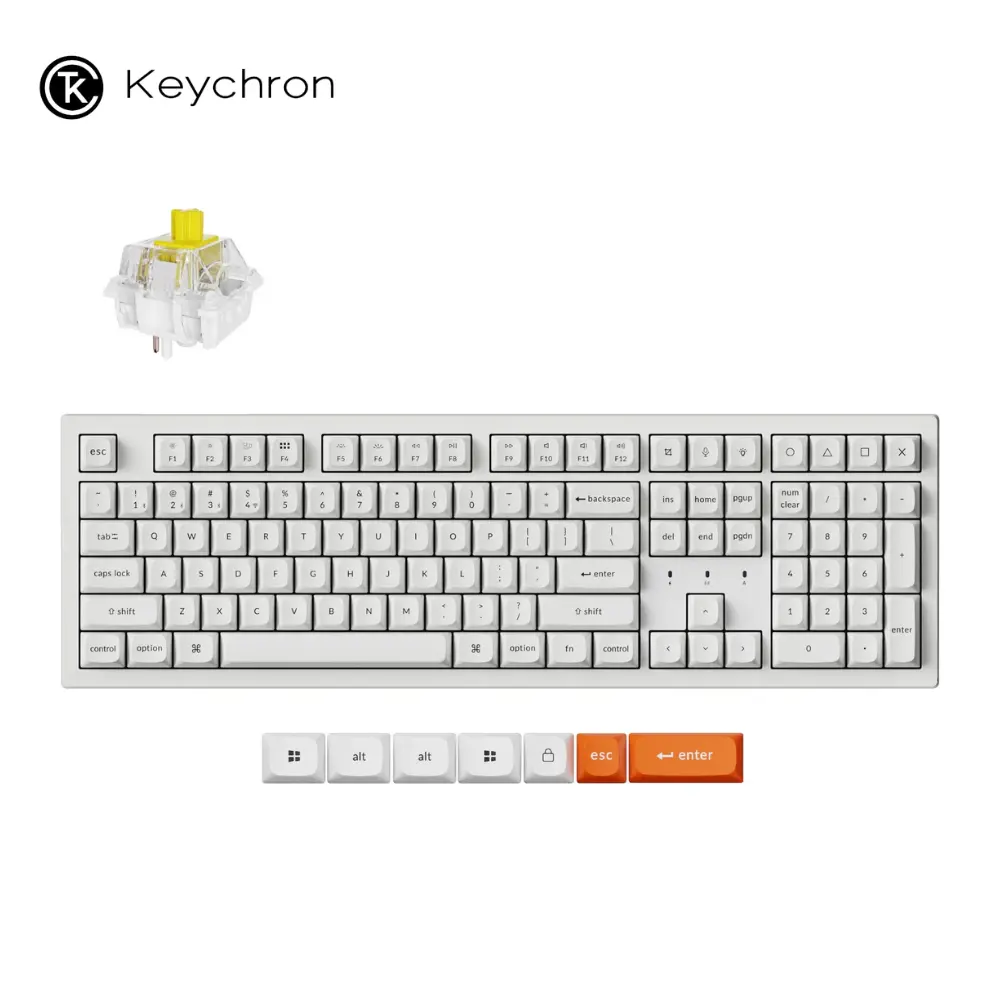 Keychron K10 Max Series – 100% QMK Wireless Mechanical Keyboard