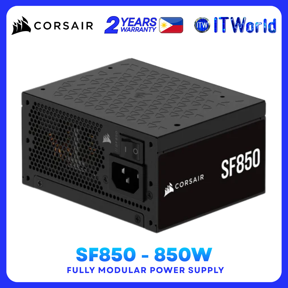 Corsair SF850 SFX PSU - 850W 80+ Platinum Fully Modular Power Supply CS-CP-9020256-NA itw