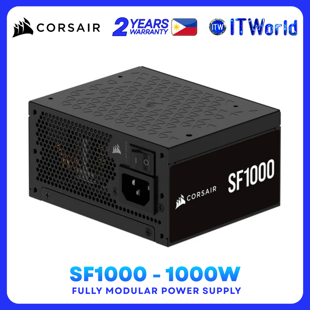 Corsair SF Series SF1000 Fully Modular 80 PLUS Platinum SFX Power Supply CS-CP-9020257-NA itw