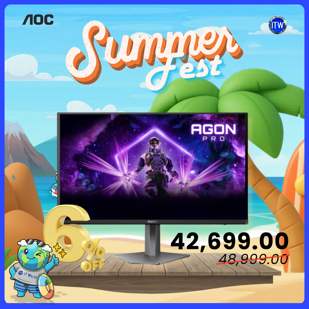 AOC AG276UZD 26.5” UHD QD-OLED 4K 240Hz HDR TrueBlack 400 Gaming Monitor itw