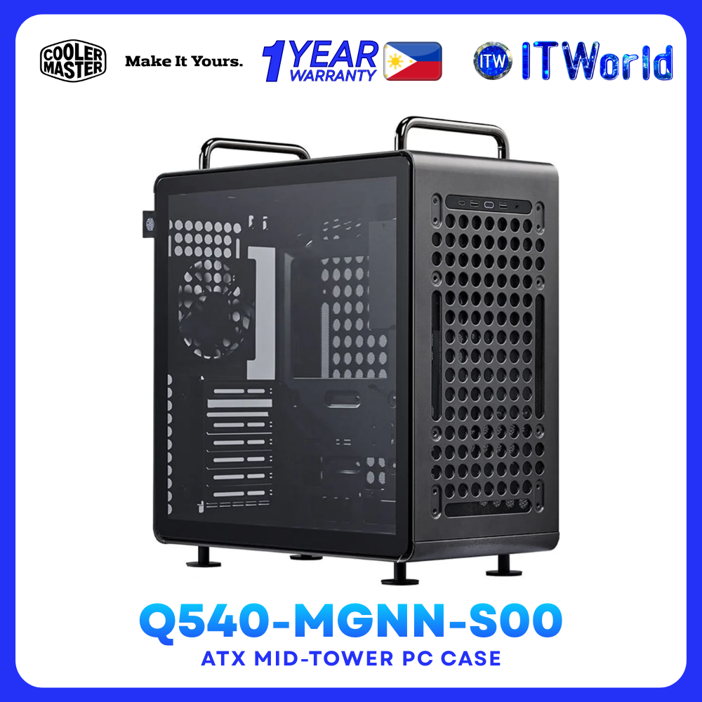 Cooler Master QUBE 540 ATX Mid-Tower PC Case Stardust Iron (Q540-MGNN-S00) itw