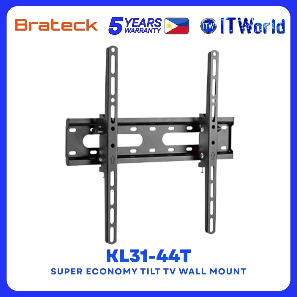Brateck KL31-44T Super Economy Tilt TV Wall Mount Supports 32"-75" and up to 45kg (99lbs)