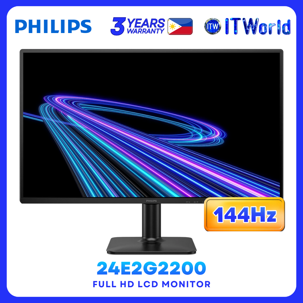 Philips 24E2G2200 23.8" Full HD IPS 144Hz Monitor 0.5ms MPRT HDR10