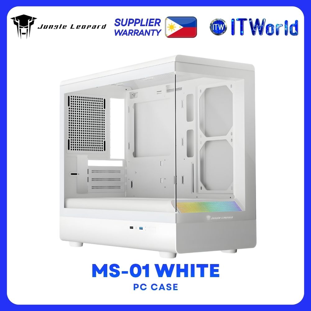 Jungle Leopard MS-01 micro-ATX PC Case - White
