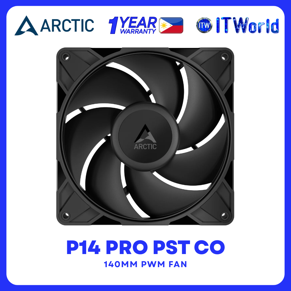 Arctic P14 Pro PST CO 140mm PWM 2500RPM Dual Ball Bearing Daisy-Chain Fan ACFAN00316A