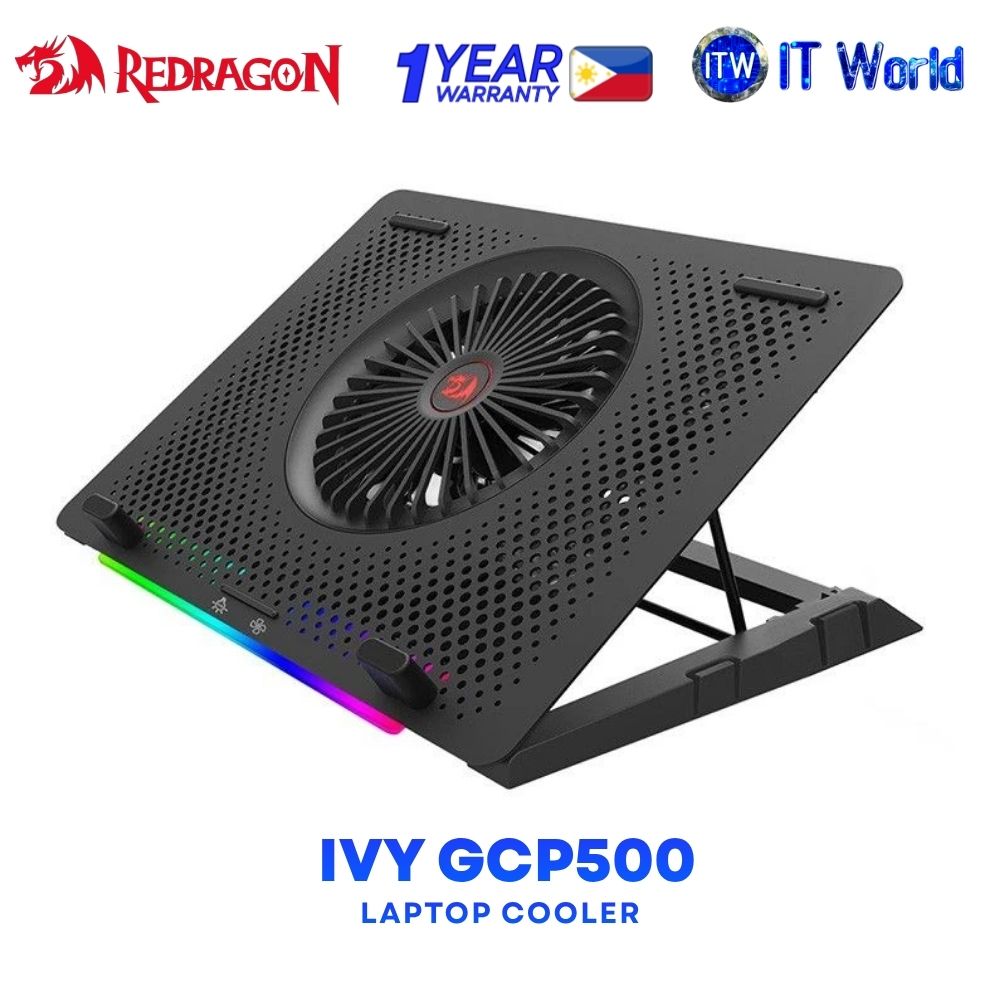 Redragon Ivy GCP500 Gaming Laptop Cooler - Black