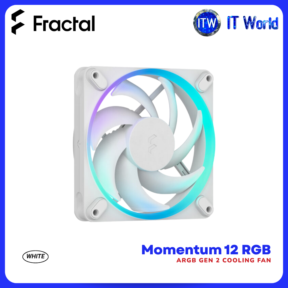 Fractal Design Momentum 12 RGB 120mm ARGB Gen 2 Cooling Fan itw
