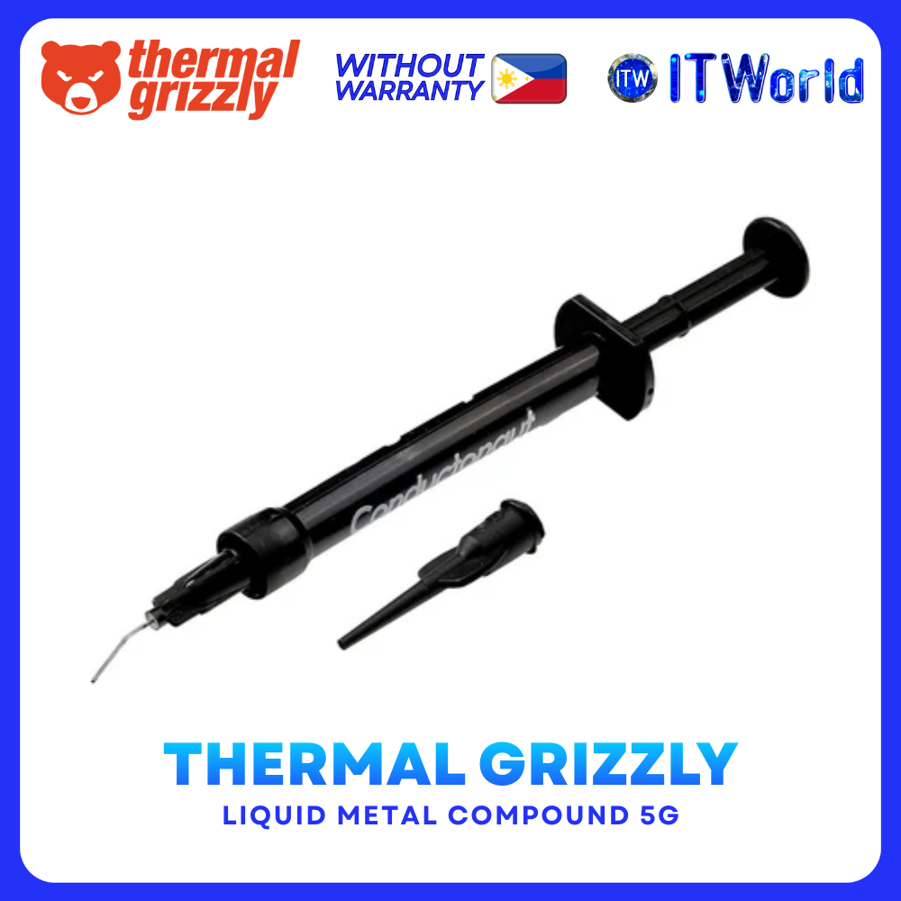Thermal Grizzly Conductonaut Ultra High-Performance Liquid Metal Compound 5G (TG-C-005-R) itw
