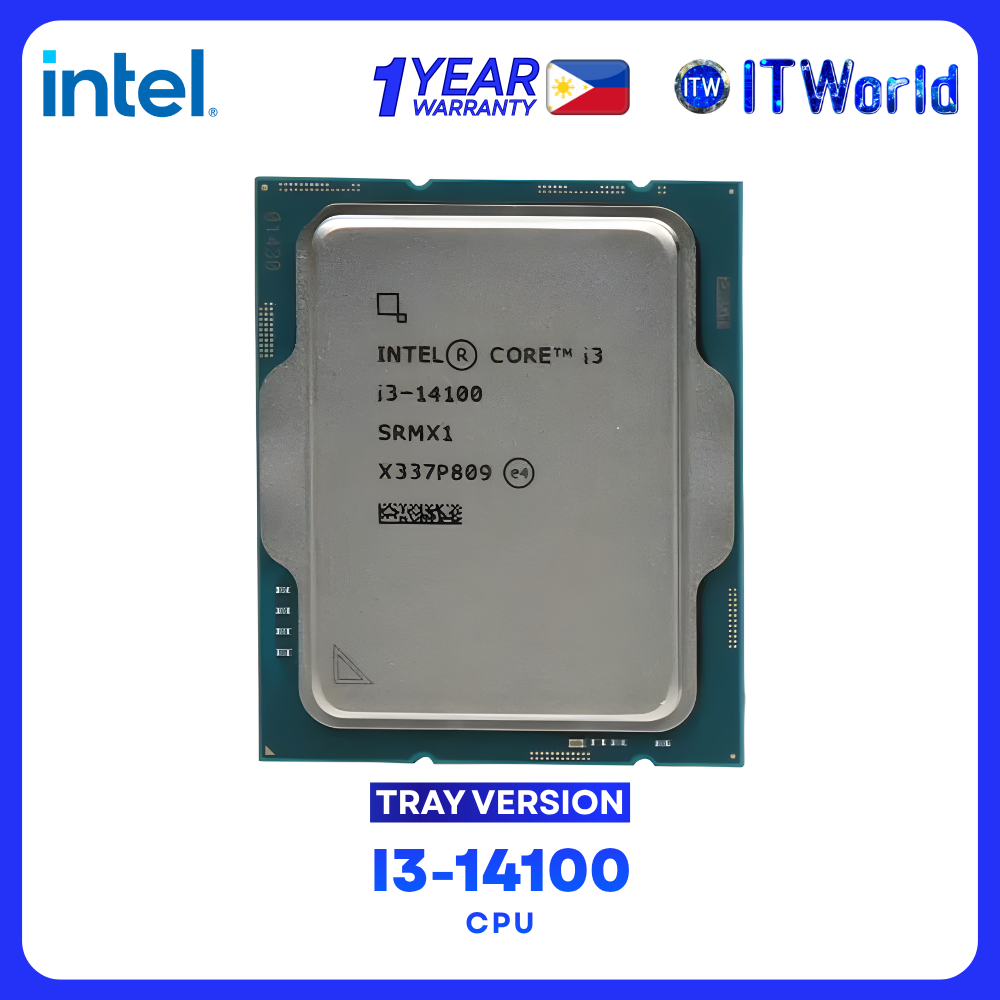 Intel Core i3-14100 4 Cores 8 Threads Up to 4.7GHz 12MB Cache UHD 730 Tray Type CPU