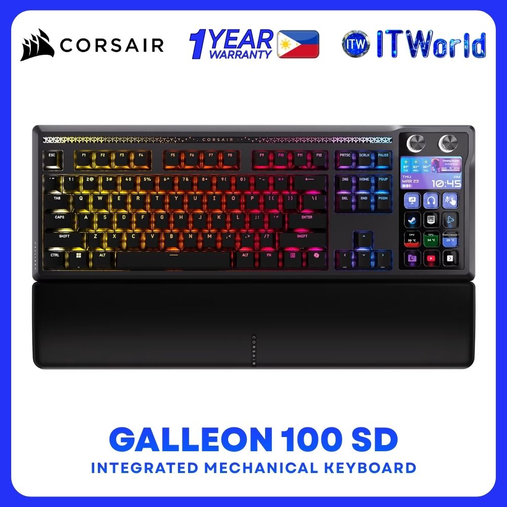 CORSAIR GALLEON 100 SD Mechanical Keyboard w/ Stream Deck 8000Hz MLX Pulse CS-CH-912A31I-NA