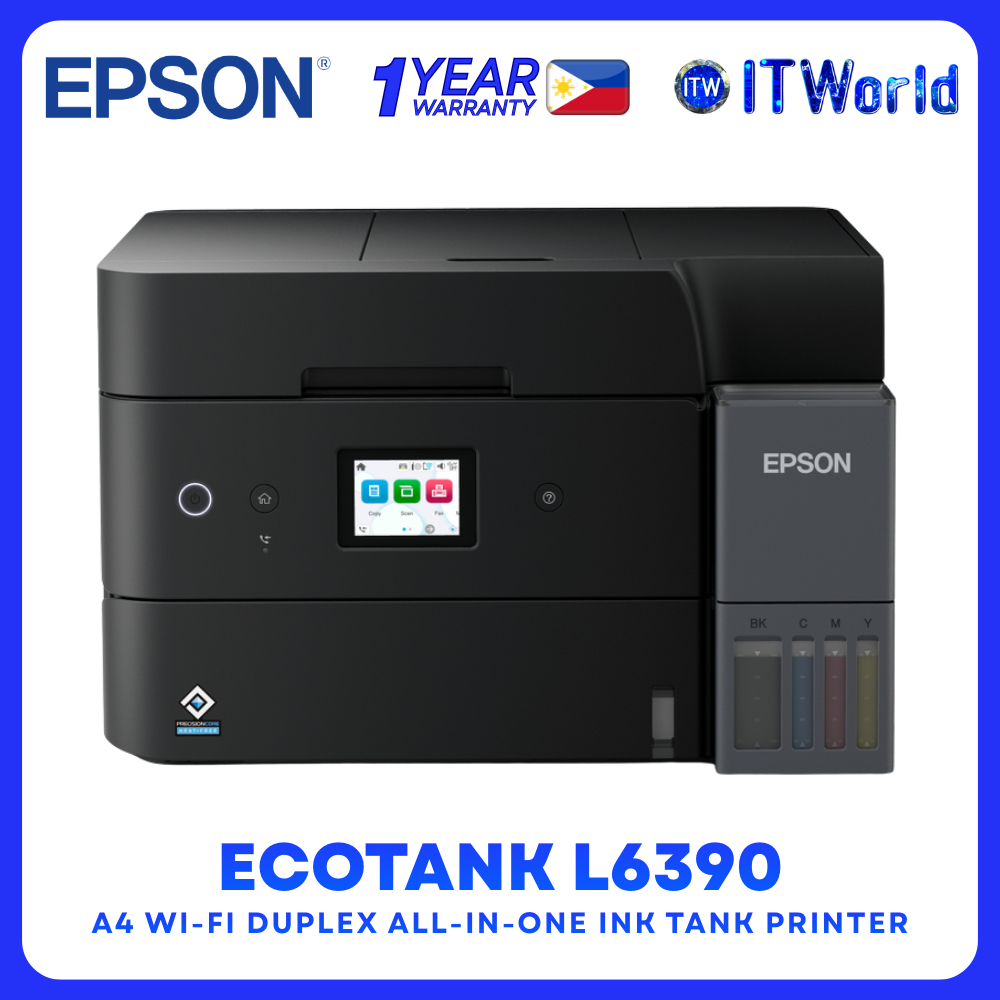 Epson EcoTank L6390 - A4 WiFi Duplex All-in-One Ink Tank Printer - High-Speed / High-Volume itw 2E28