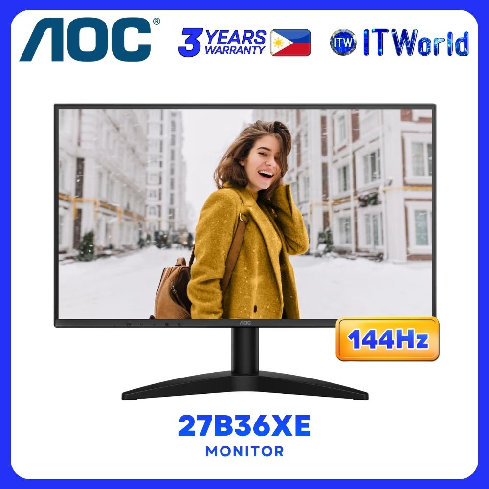 AOC 27B36XE - 27" 1920x1080 FHD / 144Hz / IPS / 4ms GTG / Monitor itw