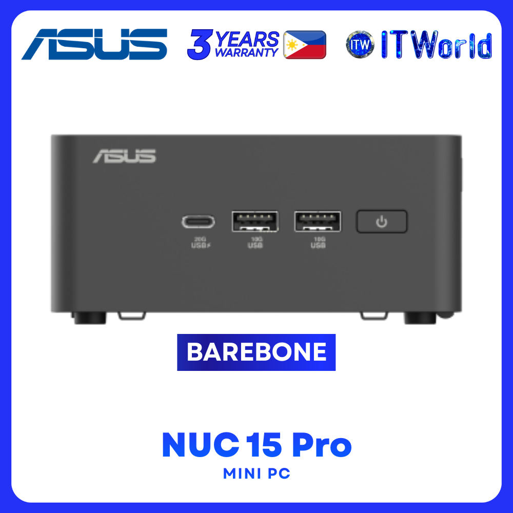 ASUS NUC 15 Pro C7-240H Barebone Mini PC Intel Graphics WiFi7 RNUC15CRHC700000I itw