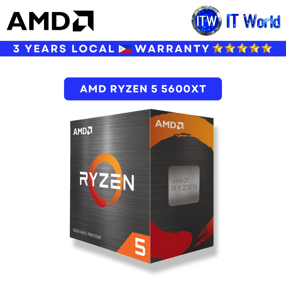 AMD Ryzen 5 5600XT 6-Core 12 Thread Desktop Processor (Box) | itw