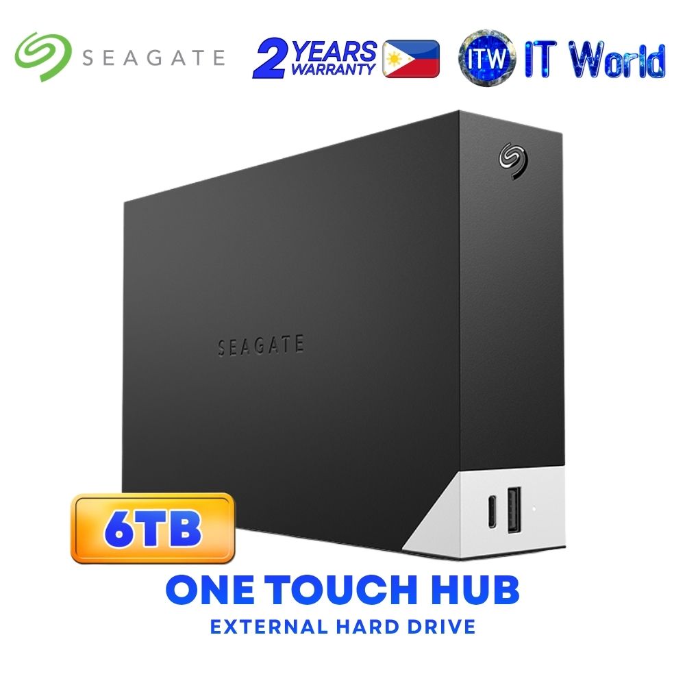 Seagate One Touch Hub 6TB USB-C USB 3.0 Backup Hub External Hard Drive HDD - STLC6000400