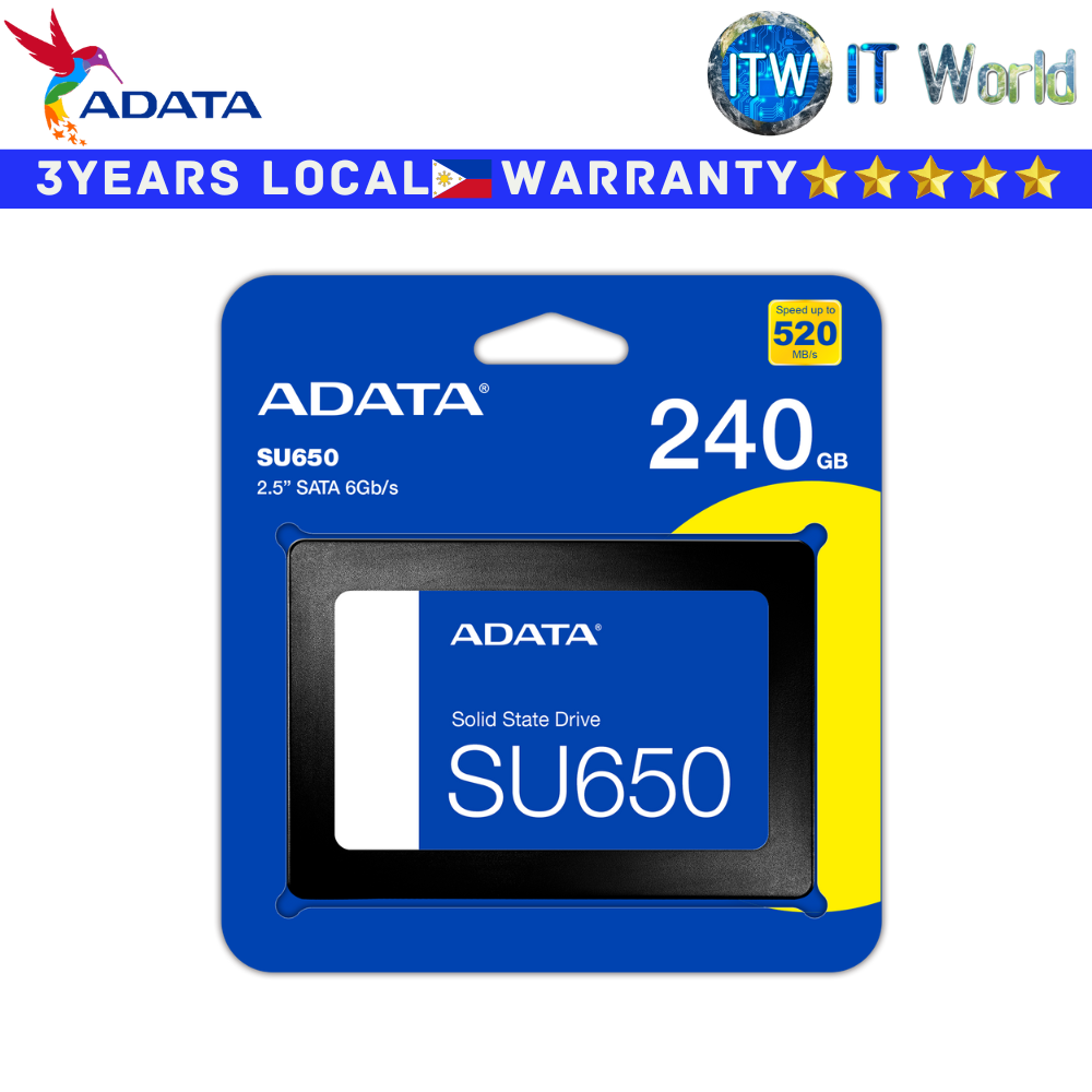 Adata 240GB SSD 2.5&quot; 3D NAND Ultimate SU650