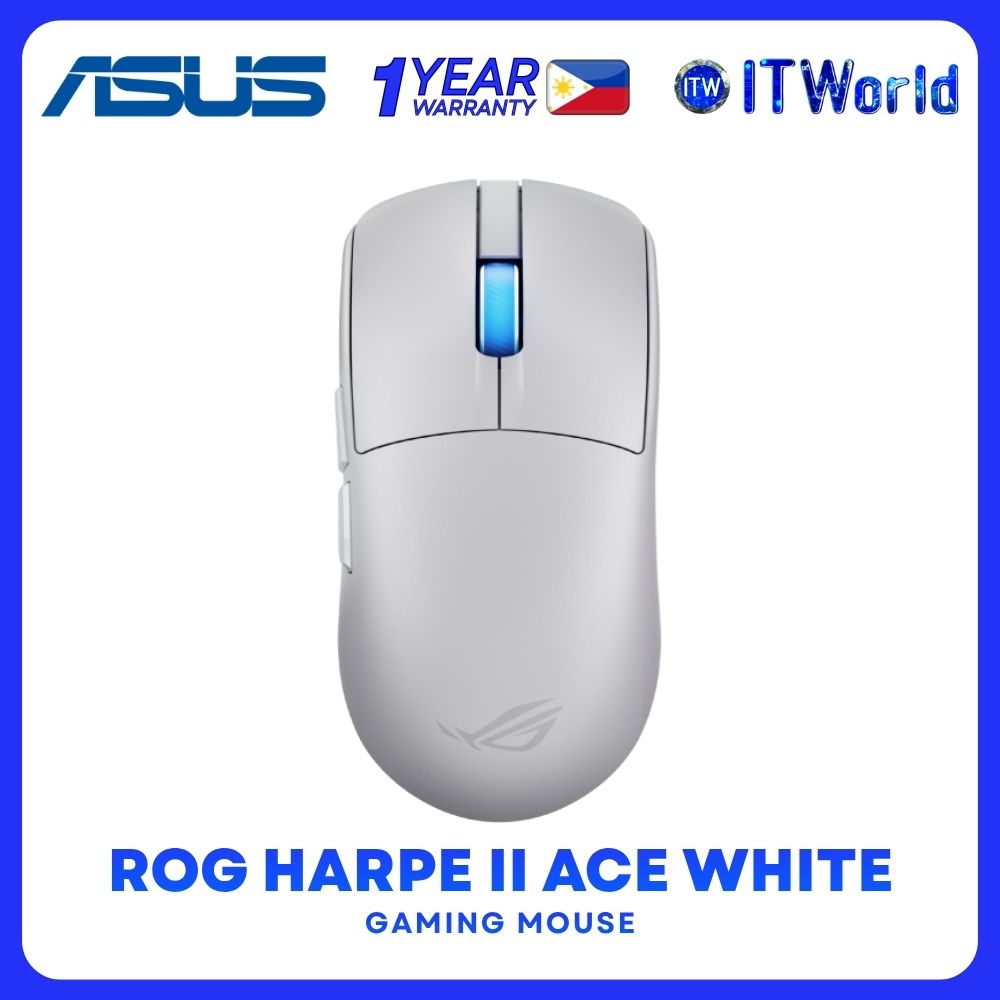 ASUS P723 ROG Harpe II Ace 42000DPI Ultralight Wireless Gaming Mouse - White
