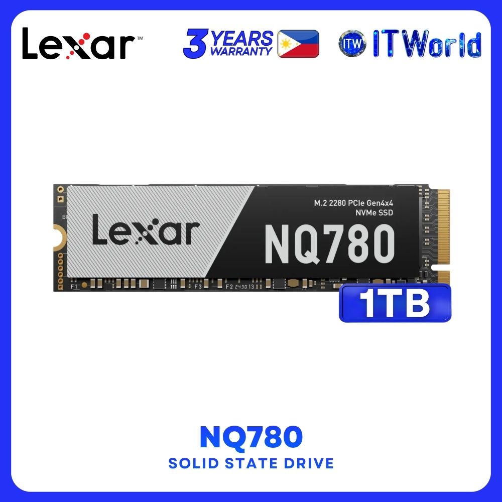Lexar NQ780 M.2 2280 PCIe Gen 4x4 NVMe Internal SSD - 1TB LNQ780X001T-RNNNG