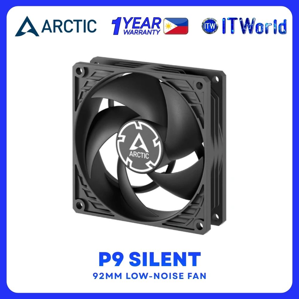 ARCTIC P9 Silent - 92mm Case Fan / Low Noise / 1900RPM FDB / ACFAN00297A itw