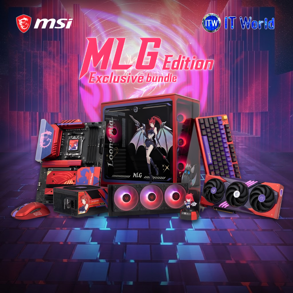 MSI B850 MLG Edition - AM5 DDR5 / RTX 5070 Ti 16GB / Keyboard + Mouse Desktop Gaming PC Bundle itw
